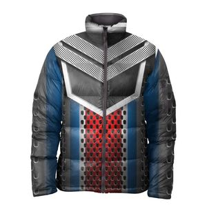 Designer Brand Winter <b>Men's</b> Soft Shell Puffer <b>Jacket</b> with Turtleneck Collar Breathable Outdoor Cotton Lined - Product Image 6