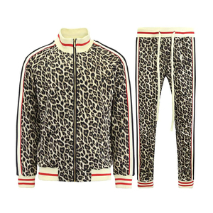 Conjunto de Chándal de Algodón con Cremallera para Hombre, Estampado de Alta Calidad, Invierno, Dos Piezas, Transpirable, Cortavientos, Grueso, Casual, Venta al por Mayor 2026 - Product Image 1