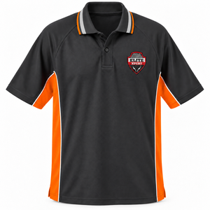 OEM Custom Logo Worker Polo <b>Shirt</b> Mens Short Sleeve Raglan Contrast Panels Industrial Workshop Employee Work Uniform Bulk Orders - Product Image 1