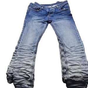 Pantalones Vaqueros Casuales de Moda para Hombre, Estilo Cargo Holgado con Botones, Jeans de Mezclilla para Hombre - Product Image 1