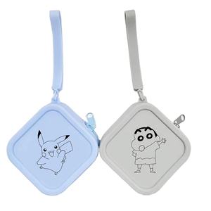 Sac en silicone personnalisé petit porte-monnaie carré porte-monnaie porte-clés fermeture éclair fabricant de porte-monnaie personnalisation - Product Image 3