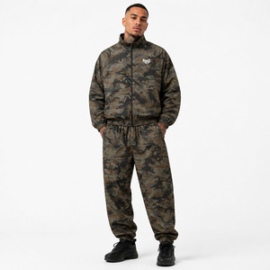 Conjunto Cortavientos de Camuflaje Estilo Y2K para Hombre, Trajes Deportivos Ligeros, Chaqueta de Nailon Impermeable, Suministro de Abrigos para Lluvia con Logotipo Personalizado - Product Image 1