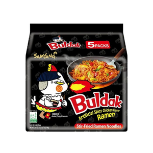 Nouilles instantanées épicées au poulet Samyang Buldak de Malaisie, 140g x 5 multipack, trois saveurs - Product Image 1