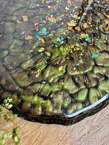 ถาดเรซิ่นสีเขียวและสีทองลายจีโอด, ถาดเสิร์ฟอีพ็อกซี่สุดหรู - Product Image 4