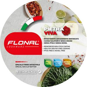 Wok in granito antiaderente di alta qualità con manico in bachelite per una frittura efficiente fatta in Italia diametro 28cm - Product Image 2
