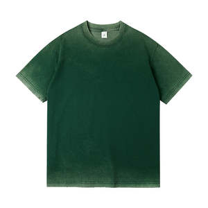 Camiseta Unisex de Corte Cuadrado con Lavado Ácido – Camiseta Oversize Estilo Urbano con Acabado Desgastado para un Look Moderno Diario - Product Image 1