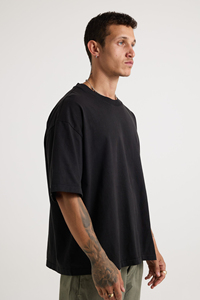 Fashion Men's T-Shirts Oversized Loose Cotton Tee Short Sleeve <b>Round</b> Neck Soft Breathable Comfortable and Summer Street Style - Product Image 4
