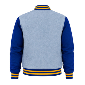 Veste universitaire personnalisée pour femmes Sigma Gamma Rho, style bomber, avec logo brodé de la sororité grecque, fermeture à boutons-pression, streetwear décontracté - Product Image 2