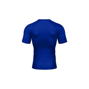 Custom OEM Sublimation Printing Raglan Sleeve <b>Compression</b> <b>Shirt</b> Blank Body <b>Men</b> Spandex Training Rash Guard Manufacturer - Product Image 3