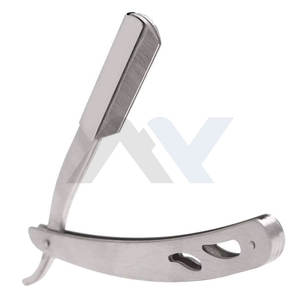 Rasoir droit en acier inoxydable de qualité supérieure pour hommes, idéal pour salon, barbier et usage domestique, marque privée Razor Factory - Product Image 1