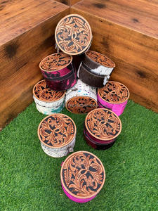 Caja de almacenamiento de cosméticos de maquillaje con estilo, caja de maquillaje de cuero de piel metálica hecha a mano, cajas organizadoras de baño de tocador - Product Image 4