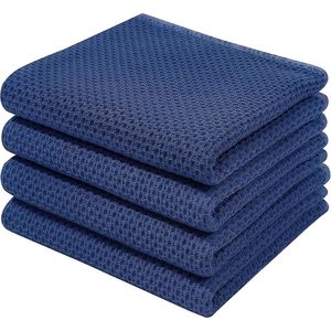 Asciugamano Ultra Morbido Assorbente ad Asciugatura Rapida 13 X 28 Pollici Confezione da 4 Blu Navy - Product Image 2