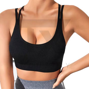 Soutien-gorge de sport haute performance pour filles, idéal pour le yoga et la course à pied, grandes tailles, logo frontal, respirant, séchage rapide, vêtements de fitness - Product Image 6