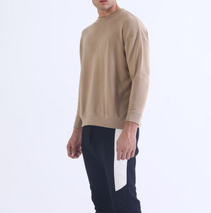 เสื้อสเวตเชิ้ตผ้าฝ้ายฟลีซดีไซน์ใหม่ พิมพ์ลายตามสั่ง สไตล์สตรีทแวร์ คอกลม ทรงหลวม พร้อมจำหน่ายราคาส่ง - Product Image 5