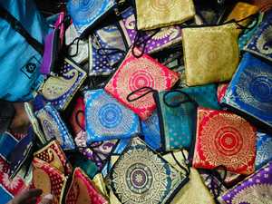 Banarasi Silk Potli Pouches Traditional Rajasthani Handcrafted Paisley Brocade Batwa Bag Makeup Coin Purse Zippered Clutches - Product Image 2