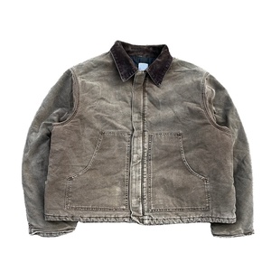 OEM Custom logo Heavyweight Duck Canvas Work <b>Jacket</b> Men Distress Carpenter Trucker Detroit Work <b>Workers</b> Bomber Eisenhower <b>Jacket</b> - Product Image 1