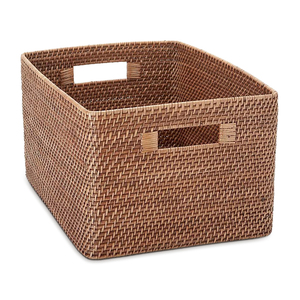 Cesta de Almacenamiento Tejida a Mano de Bambú y Ratán, Organizador Natural con Servicio Personalizado OEM ODM, Directo de Fábrica - Product Image 5