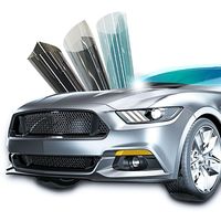 COOL PRO %6 VLT Nano Seramik Cam Filmi Arabalar %99 UVR 2mil Kalınlığında Isı ve UV Engelleyici Gizlilik Korumalı Cam Filmleri Kömür Rengi