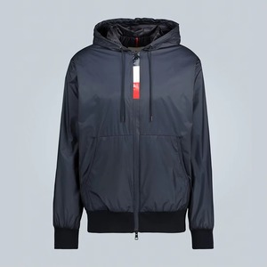 Black <b>Waterproof</b> Breathable Summer <b>Thin</b> Print Zipper Rain <b>Jacket</b> for Outdoor Motorcycle Hiking High Quality Custom Design - Product Image 5