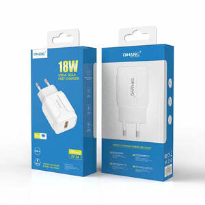 Universal Charger Color <b>Box</b> with UV Advantage Paper, Data Cable Packaging with Front Window, <b>Foldable</b> & Embossed - Product Image 5