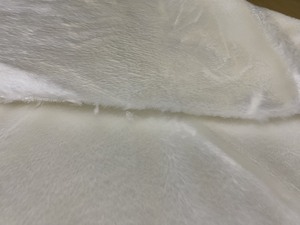 Long Pile 10mm Luxury Polyester Faux <b>Fur</b> Fabric Snow White Color for Garment Plush Toy - Product Image 4