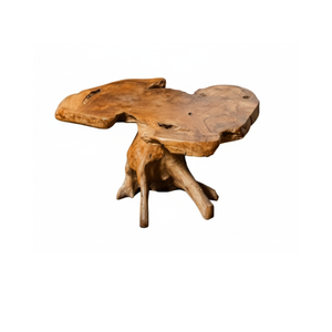 ARTERRA Luxury Handcrafted Antique Rustic Teak Root Coffee Table Living Room Furniture Unique Wood Grain <b>Pattern</b> Eco-Friendly - Product Image 1