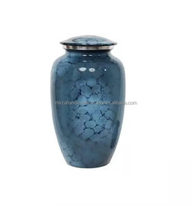 โกศผสมโลหะสีเทาสำหรับเผาเถ้ากระดูกสำหรับมนุษย์ตกแต่งสไตล์อเมริกันขนาดใหญ่ - Product Image 4