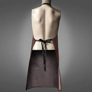Tablier en cuir durable de qualité supérieure, tablier de taille en cuir avec poches utilitaires, tablier de chef réglable et robuste - Product Image 5