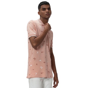 Nouveau tissu éponge 100% coton élégant pour hommes pour Polo T-Shirt pull surdimensionné confort couleur t-shirts Logo personnalisé imprimé solide - Product Image 6