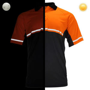 Camiseta de Seguridad Reflectante de Alta Visibilidad con Mangas Cortas para Hombre, Camiseta Polo de Seguridad Personalizada 2026 para Uso en Exteriores - Product Image 3