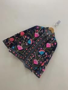 Chaqueta de Invierno Unisex Vintage Boho Suzani Bordado Floral Terciopelo Chic Ropa de Abrigo Étnico con Relleno de Algodón de Punto Procesado - Product Image 2