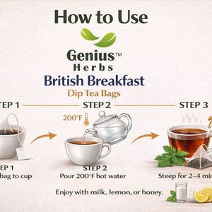 Sachet de thé pour petit-déjeuner britannique, format pratique conçu pour une préparation rapide sans compromettre la saveur traditionnelle. - Product Image 3