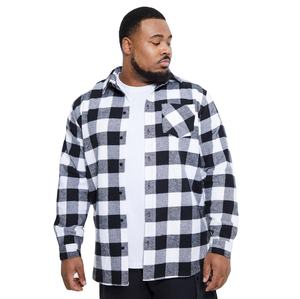 Nueva camisa a cuadros de búfalo de manga larga personalizada más vendida a la moda para hombres en fabricación al por mayor al precio más bajo - Product Image 1