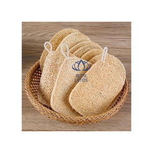 Esponja de Lufa Ecológica SUPERIOR MATERIAL Safe Clean Eco 2026, Almohadilla de Fibra Vegetal Pura, Ideal para Exfoliación Corporal y Limpieza de Cocina - Product Image 1