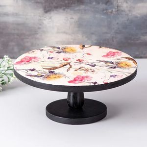 Support de service en bois haut de gamme pour gâteaux, pâtisseries, muffins et cupcakes lors de mariages et événements de boulangerie - Product Image 1
