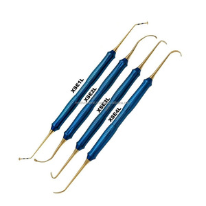 Juego de Elevadores de Seno Dental, 4 Instrumentos Quirúrgicos para Implantes, Manuales, de Acero Inoxidable, con Certificación CE ISO, Herramienta Dental Profesional - Product Image 1