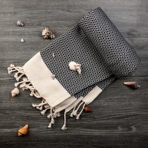 Serviettes de cuisine en coton 100% écologiques, tissées, séchage rapide, étiquette personnalisée, lavables en machine, carrées, rectangulaires, motif abstrait - Product Image 3