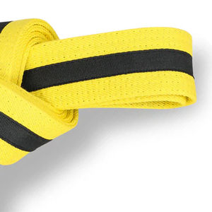 Cinturón de Artes Marciales de Karate Personalizado, Ligero, Transpirable y Duradero, 100% Algodón, Cintura Alta, Unisex - Product Image 3