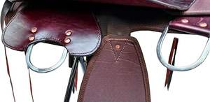 Precio al por mayor: Último modelo de silla de montar portátil para doma inglesa, suave, para senderismo y ocio, conjunto de aparejos de cuero transpirable y cómodo. - Product Image 4