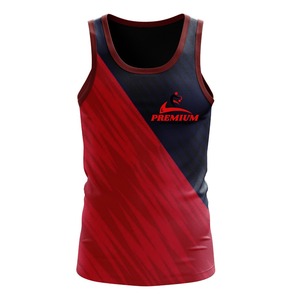Camiseta sin mangas de tela duradera para sublimación, material transpirable y ligero, textura suave, perfecta para entrenamiento en el gimnasio - Product Image 3