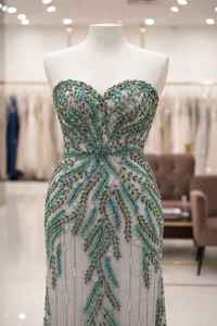 Premium Quality Party Wear <b>Embroidered</b> Gown for Ladies with Modern Design and Comfortable Fit Available for Sale - Product Image 6