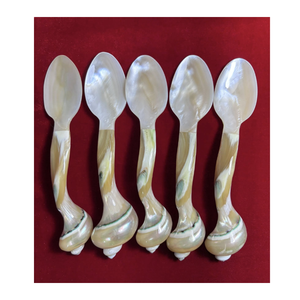 Cuchara de Nácar Natural para Caviar, Ideal para Restaurantes de Alta Cocina, Suministro al por Mayor con Marca Personalizada - Product Image 4