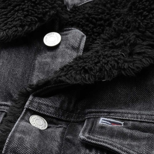 Men's Fashion <b>Denim</b> Jacket Long Sleeve Button Closure Soft Cotton Blend Comfortable Casual Everyday Wear <b>Coat</b> - Product Image 4