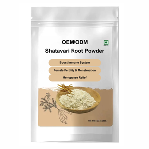 Polvo de Raíz de Shatavari 100% Puro, Grado Alimenticio, Natural, Ayurvédico, Asparagus Racemosus en Polvo para el Apoyo del Equilibrio Hormonal - Product Image 1