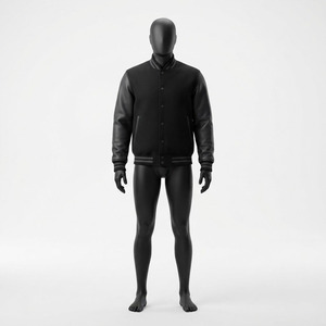 Online Sale Men's <b>Sheepskin</b> Leather Made Sleeves Men's Varsity <b>Jackets</b> Latest Edition Regular Fitted Baseball Varsity <b>Jacket</b> - Product Image 1