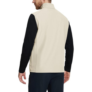 Asymmetric Men Golf Vest Quarter Zip Softshell Body <b>Warmer</b> Modern Fit Performance Athletic Gilet Outerwear New - Product Image 2