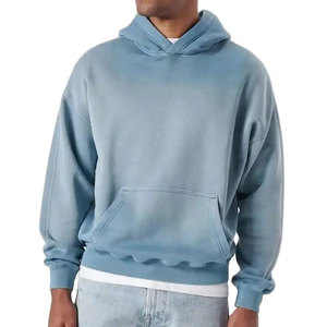 Sudaderas con Capucha de Alta Calidad, Lisas, de Felpa, con Hombros Caídos, para Hombre, de Algodón, al por Mayor, con Impresión y Bordado Personalizados - Product Image 1