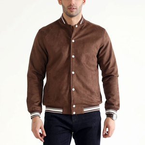 Good Quality <b>Men</b> Fashionable Hooded Varsity <b>Jackets</b> New Style Low Price Wool Made Streetwear Front Logo - Product Image 3
