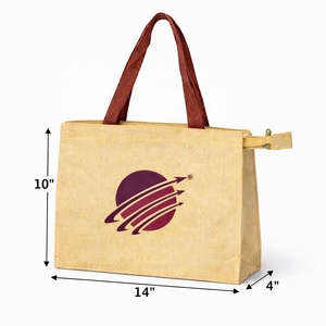 Bolsa de Compras Reutilizable Ecológica y Biodegradable de Juco con Cierre, Asas Reforzadas, para Regalos Corporativos, Eventos y Comercios - Product Image 2