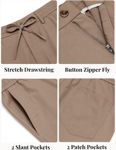 Trendy <b>Men's</b> Casual <b>Lounge</b> <b>Trousers</b> Breathable Cotton Knit Sleep Pants Relaxed Fit Mid Straight Eco-Friendly Quick Dry Homewear - Product Image 4